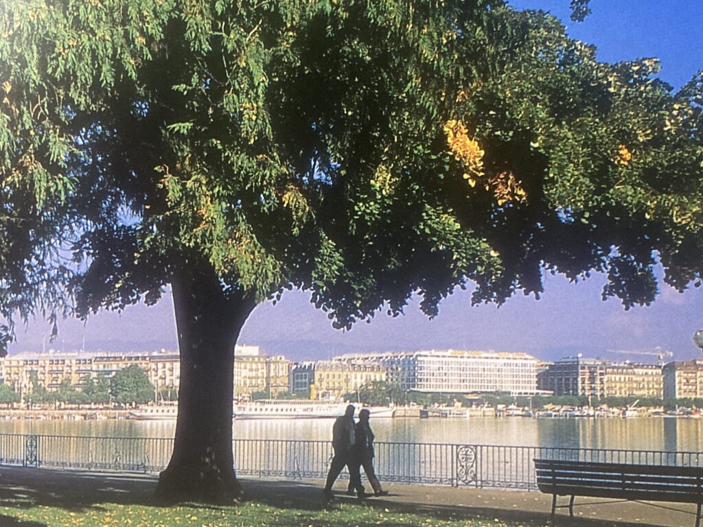 Genève, les bords du lac Léman