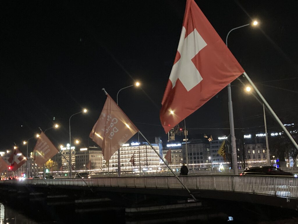 Genève la nuit
