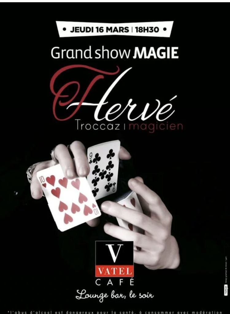 Spectacle de magie à Genève par Hervé Troccaz