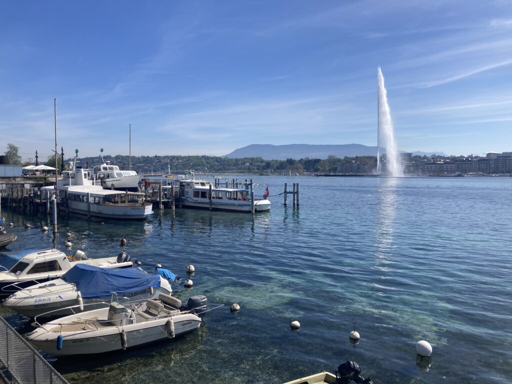 Le jet d'eau de Genève