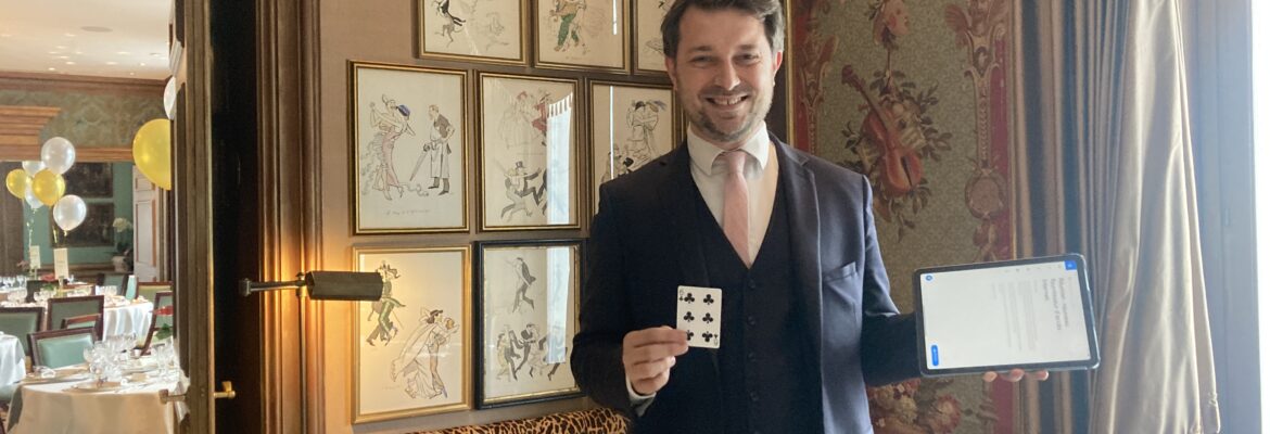Hervé Troccaz, magicien à Genève pour une Bar Mitzvah