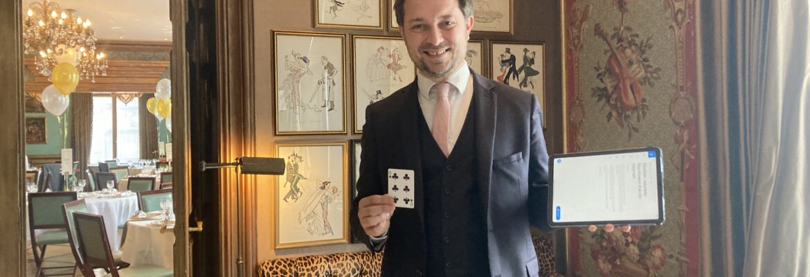 Hervé Troccaz, magicien digital à Genève pour une Bar-Mitzvah
